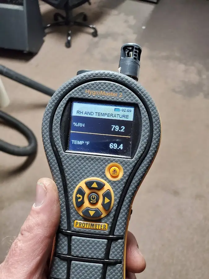 Moisture meter humidity assessment for Mold Remediation & Removal in Perry Hall